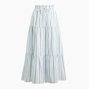Tiered Midi Skirt